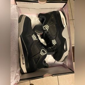 Jordan 4 black canvas used